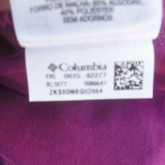 Columbia Vest Women's Size M Fuzz Zip with Inner Drawstring Waist - Picture 13 of 13